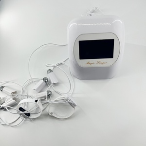 Masajeador de dedos dorados EMS RF infrarrojo portátil Dispositivo de belleza facial Radiofrecuencia para estiramiento facial Microcorrientes de plástico - Product Image 4