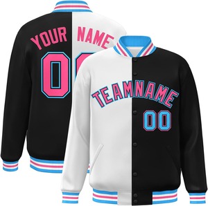 Unisex Casual MA-1 Baseball Varsity Jacket Stand Collar Bomber Flight <b>Patchwork</b> Waterproof Windproof Embroidery Outdoor - Product Image 1