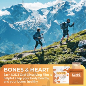 Pellicola orale JBY OEM ODM personalizzata K2 D3 con formula nutrizionale sportiva per uno stile di vita attivo e supporto quotidiano al calcio - Product Image 6