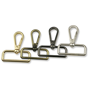2026 Mousqueton de sac à main professionnel, attache porte-clés, <span class=keywords><strong>boucle</strong></span> mousqueton 38mm, accessoires spéciaux pour sacs - Product Image 5