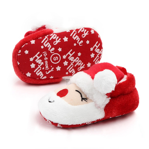 Nouvelles chaussons de Noël pour bébés garçons et filles, chaussons pour tout-petits, rouge - Product Image 3