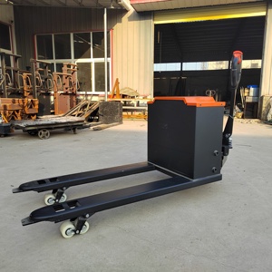 Chariot élévateur à palettes entièrement électrique sur mesure en usine, 1200*685 mm, grande roue, 5 tonnes, chariot élévateur à palettes électrique pour entrepôt - Product Image 2