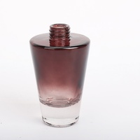 Bouteille de diffuseur d'arôme sans feu de luxe 100ml Bouteilles de diffuseur de roseau en verre vides