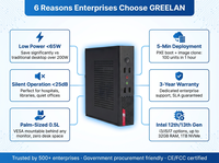 GREELAN Nueva Mini PC de Escritorio para Hogar/Estudiantes/Educación/Negocios, Intel Core I7 Quad Core, 2GB DDR3/4/5, 256GB SSD + HDD, Windows 10