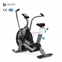 Bicicleta de Resistencia con Pantalla LED para Gimnasio Comercial, Bicicleta de Aire para Entrenamiento de Cuerpo Completo para Centro de Fitness