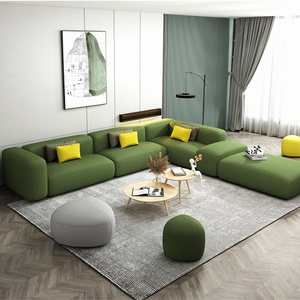 Modern <b>Square</b> Shaped <b>Combination</b> Modular Office Sofa Hotel Reception Hall Rest Fabric Sectional Sofa - Product Image 6