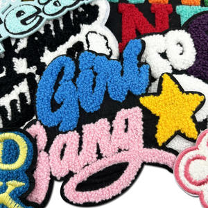 Certified Factory Faith God Good Jesus Applique Religious <b>Patch</b> Clothing Custom Colorful <b>Letter</b> <b>Iron</b> <b>On</b> Large Chenille <b>Patch</b> - Product Image 3