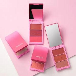 Palette 3-en-1 de haute qualité en gros, surligneur, fard à joues en crème avec pigments minéraux pour le maquillage ou les cosmétiques en gros - Product Image 3