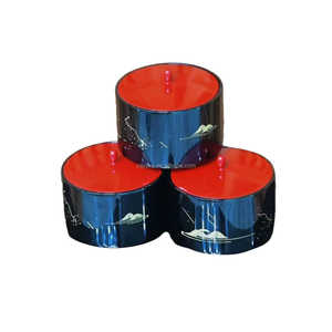 Traditional Exquisite Design Tea Caddy Lacquerware for Display Collection or Home Decor
