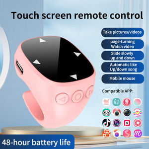 Anillo Inteligente con Pantalla Táctil, Control Remoto Inalámbrico <span class=keywords><strong>BT</strong></span> 5.3 para Selfies, Videos, Tiktok, Control de Desplazamiento, Pasador de Páginas, Recargable - Product Image 1