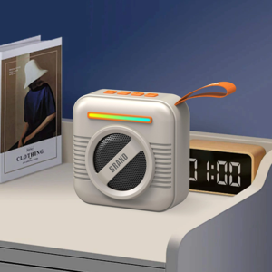 Altavoz Bluetooth Redondo con Luz LED, Tipo C, Carga por Bluetooth, Compatible con Reproducción de <span class=keywords><strong>Música</strong></span> desde TF, Venta al Por Mayor - Product Image 1