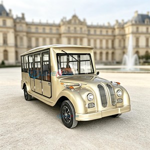 Mejor Precio, Vehículo Turístico Eléctrico Clásico Blanco para 11 Pasajeros, Auto Retro Vintage para Turismo con Batería de Litio - Product Image 5