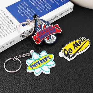 Personalized Business & Personal <b>Gift</b> Soft PVC Rubber Keychains with Custom 2D & 3D Logo Keychain Holder - Product Image 1