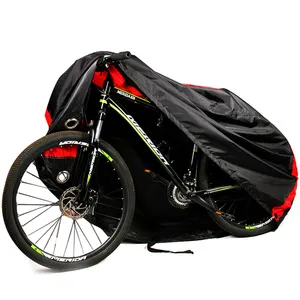 Cubierta impermeable para bicicleta de montaña y carretera, cubierta XL para exteriores, a prueba de lluvia, con orificio de bloqueo