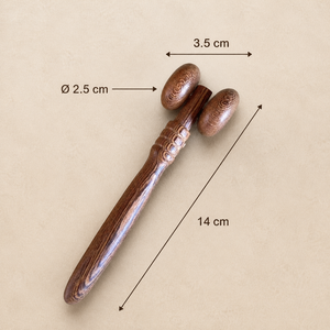 Masseur <span class=keywords><strong>facial</strong></span> traditionnel <span class=keywords><strong>chinois</strong></span> en bois de wengé, respectueux de l'environnement, pour la relaxation du pont nasal, OEM, étiquette privée - Product Image 4