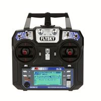 Émetteur Original Flysky FS-i6 AFHDS 2A 2.4GHz 6CH, système radio, télécommande pour hélicoptère RC, planeur