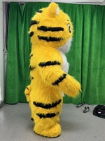 Accesorios de actuación en escenario de alta calidad, mascota de Anime, Animal amarillo, Animal inflable, disfraz de personaje de tigre de dibujos animados realista