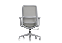 Chaise de bureau ergonomique en maille pivotante avec support lombaire pour le bureau commercial et professionnel