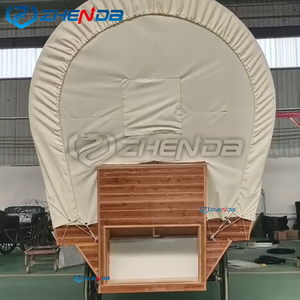 Tenda del carro di lusso dell'hotel della famiglia di fascia alta tenda rimovibile della carrozza del carro di conestoga adatta <span class=keywords><strong>per</strong></span> il campeggio all'aperto - Product Image 5