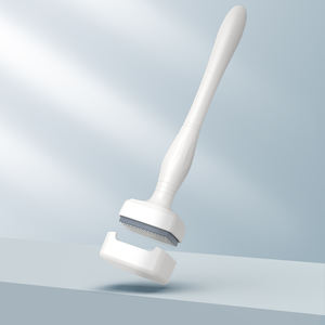 Cap Derma logo kustom 140 jarum <span class=keywords><strong>Stainless</strong></span> <span class=keywords><strong>Steel</strong></span>, perangkat kecantikan Anti Penuaan, penghilang keriput 140, rol Derma mikro, jarum <span class=keywords><strong>Stainless</strong></span> <span class=keywords><strong>Steel</strong></span> - Product Image 1