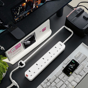 5 Steckdose 3 Meter Kabel Steckdosen leiste UK Standard Kinder sicherung Multi Plug Elektrische Verlängerung steckdosen Werkseitig hergestelltes SDK - Product Image 3