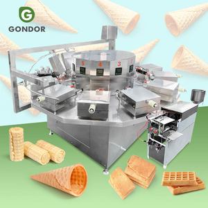 Ice Cream Cone Production Line Dutch Commercial Stroopwafels <b>Waffle</b> <b>Machine</b> Maquina Para Hacer Cucuruchos - Product Image 1