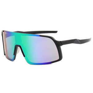 Gafas de Sol Deportivas para Exteriores, Polarizadas UV400, Montura Negra, Lentes de PC, Resistentes al Viento, para Ciclismo, para Hombre y Mujer - Product Image 1