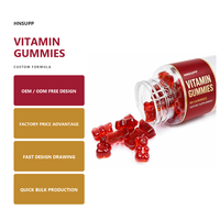 Gummies vitaminées sans sucre personnalisées, fabriquées en usine OEM, pour la supplémentation quotidienne en multiples vitamines
