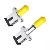 Adaptateur de fibre hybride monomode/multimode SC-ST, convertisseur ST femelle vers SC mâle ou SC femelle vers ST mâle, coupleur simple ou duplex SC-ST