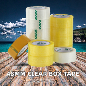 Cinta Adhesiva Transparente de BOPP de 48 mm de Ancho, 3 mm de Grosor, Sensible a la Presión, Impermeable, de Grado Alimenticio, para Sellado de Cajas de Cartón - Product Image 2