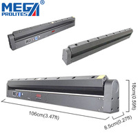 Barre de lumière LED mobile MEGA PRO LITES 8 yeux avec contrôle DMX512, indice de protection IP44, pour discothèques