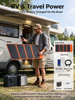 Panneau solaire monocristallin PWM OEM 80W haute résistance aux intempéries pour camping-car, efficacité 22%