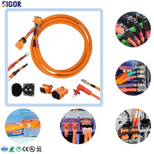 Hochstrom-Kupfer-Batteriekabelbaum 2-6AWG 16-35mm² Verzinnt oder blank, PVC-isoliert für Solarwechselrichter, Automobil-OEM - Product Image 5