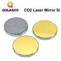 Miroir réfléchissant au laser CO2, lentille réflectrice en silicium plaqué or, diamètre 19 20 25 30 38,1 mm pour graveur et découpeur laser