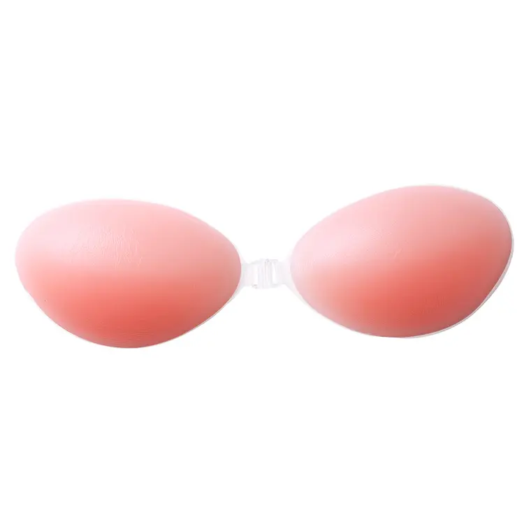 3D cup lift breast gather invisible strapless silicone breast forms soft opaque silicone adhesive bra
