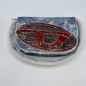 <span class=keywords><strong>Bolso</strong></span> de Hombro de Mezclilla Azul de Lujo con el Icónico Logotipo <span class=keywords><strong>Ovalado</strong></span> Rojo D, <span class=keywords><strong>Bolso</strong></span> de Mano Casual para Uso Diario - Product Image 3