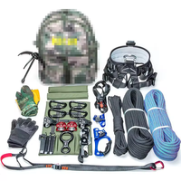 Harnais d'équipement de sauvetage Combinaison d'évasion descendante en polyester et en aluminium Kit de sauvetage d'urgence Fire Escape Home Suit