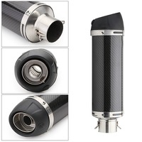 Nouveau tuyau d'échappement de haute qualité en acier inoxydable + fibre de carbone pour Huanglong 600 Yamaha R1 Kawasaki Ninja 400 Moto