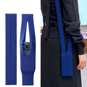 Crossbody Phone <strong>Bag</strong> Knitted Plush Cell Phone Purse Solid Crochet <strong>Mobile</strong> Phone Pocket Shoulder <strong>Bag</strong> Wallet Handbag with Strap - Product Image 3