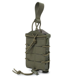 ซองแม็กกาซีนแบบยุทธวิธี สายรัดแบบยืดหยุ่น ไนลอนลายพราง ดึงออกเร็ว สำหรับเสื้อเกราะ น้ำหนักเบา ระบบ MOLLE - Product Image 4