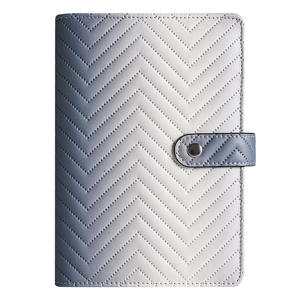 Business <b>Binder</b> Color Pu Leather Cover Notebook <b>Budget</b> Planner 6 Ring Loose Leaf Traveler Agenda Notebook - Product Image 1