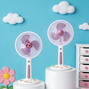 Portable Handheld USB Fan With Rechargeable Battery 5W DC Motor <b>Foldable</b> For Student <b>Desk</b> Cooling Lightweight Quiet Operation - Product Image 4