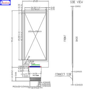 Üretici satış 2.13 inç 250*122 dot matrix düşük güç e-kağıt e-mürekkep ekran IC ssdelectronic SPI arayüzü elektronik etiket için - Product Image 5