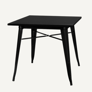 Mesa de Comedor <span class=keywords><strong>Tolix</strong></span> de Estilo Industrial, Mesa de Comedor de Hierro Pintado Resistente al Agua para Muebles de Hogar y Uso en Hoteles - Product Image 1