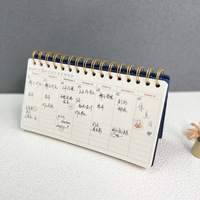 Libreta de Cuero Personalizada para Niñas y Mujeres, Mini Libreta Diaria, Mensual y Semanal, Planificador de Presupuesto, Cuaderno para Regalo