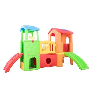 Fascinating Price Various Color Kids Indoor Modern Cubby Playhouse With Plastic Slide