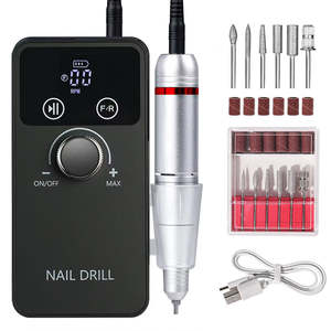 Nouvelle perceuse à ongles électrique professionnelle <span class=keywords><strong>45</strong></span>,000 tr/min V6/v4, lime à ongles sans fil portable, dissolvant à ongles en gel acrylique - Product Image 6