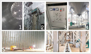 5000 टन स्टील अनाज भंडारण खड़ी अनाज साइलो कीमत लागत - Product Image 5