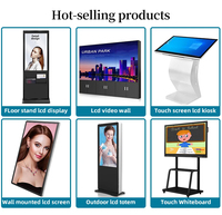 Écran publicitaire LCD 4K de 49 pouces pour ascenseurs, restaurants, magasins de détail et aéroports, avec prise en charge des graphiques animés et du SDK