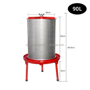 Presse-agrumes et légumes industrielle 20L 40L 90L Hydropresse en acier inoxydable pour pressage de pommes, de vin et de cidre - Product Image 5